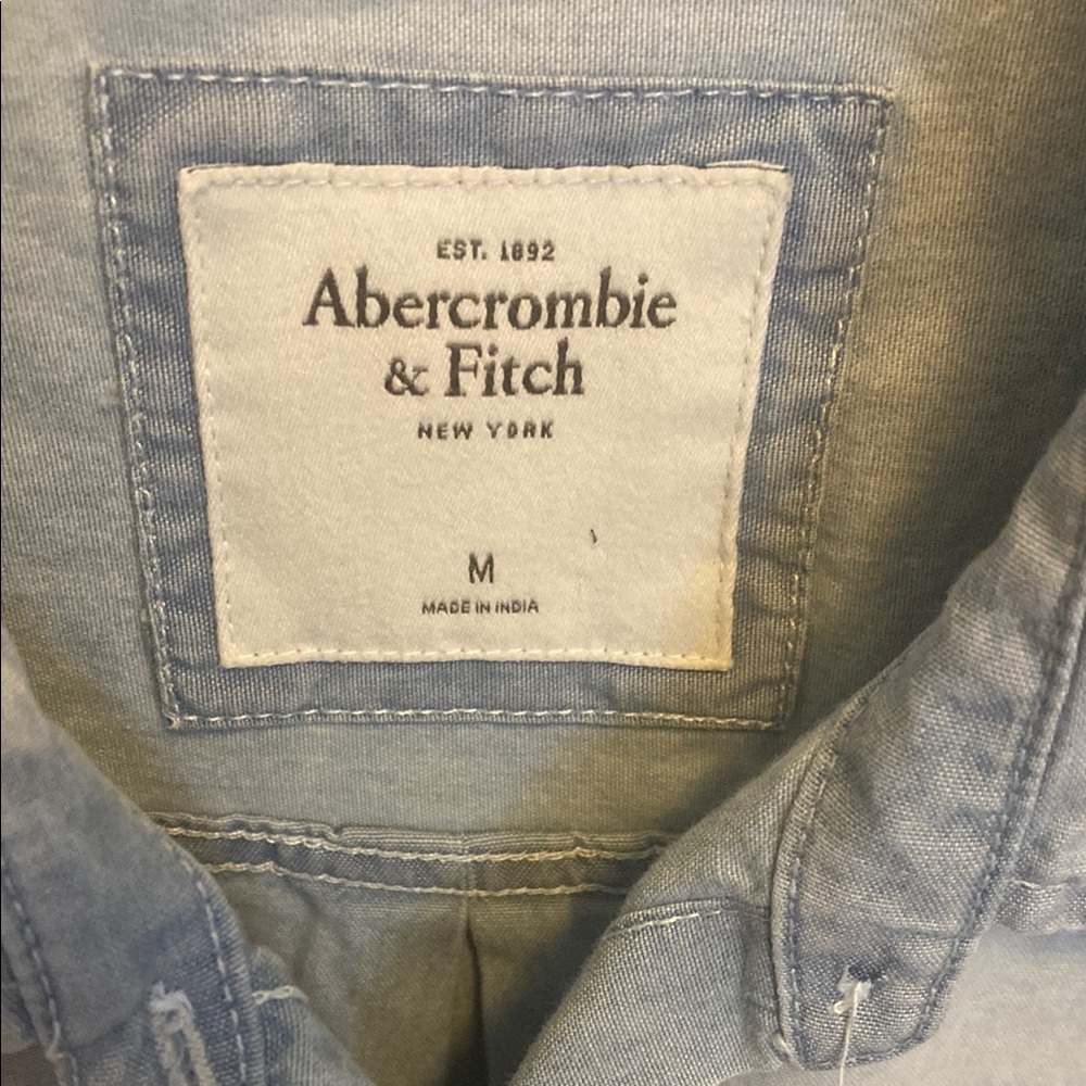 Abercrombie & Fitch Blue Button Down Shirt